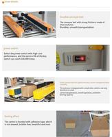 Machine automatique de pliage et de scellage pour cartons d'expédition e-commerce