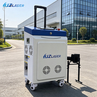 Machine de nettoyage au laser à fibre 300W pour l'élimination de la rouille sur le métal, le plastique, le caoutchouc et l'électronique