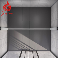 Casa Prefabricada Modular de Lujo Personalizada para Tienda o Restaurante, Casa Ensamblada Prefabricada con Ventanas de Vidrio, Casa Contenedor