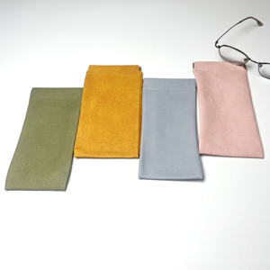 Fabrikgefertigtes rechteckiges modisches Brillenetui mit Druckknopfverschluss, tragbares Sonnenbrillenetui aus umweltfreundlichem Leder. - Product Image 5