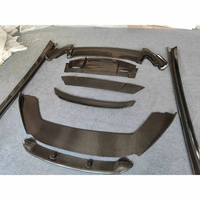 Kit carrosserie en fibre de carbone véritable pour Ferrari California 2008-2014 : Lame avant, diffuseur arrière, jupes latérales, aileron de coffre
