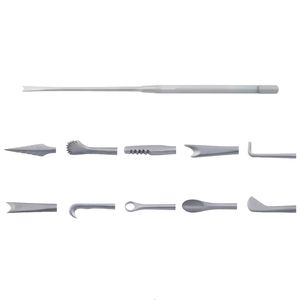 Juego de instrumentos quirúrgicos manuales ortopédicos, sonda de cuchillo de operación de artroscopia médica, base de acero inoxidable - Product Image 6