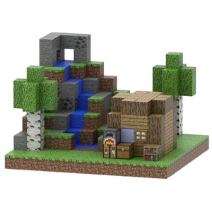 Plástico ABS mundo magnético <span class=keywords><strong>Mini</strong></span> bloques de construcción niños cumpleaños decoraciones juguete Castillo construcción figuras juegos de exploración - Product Image 6