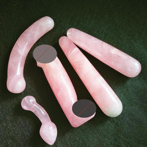 Quarz pensi kristall dildos massage zauberstäbe kristall massage zauberstäbe natürliche quarz kristall penis massager zauberstab - Product Image 1
