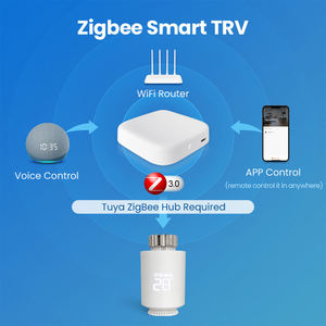 Vanne de <span class=keywords><strong>radiateur</strong></span> Larkkey Tuya Zigbee Thermostat de chauffage Vanne de <span class=keywords><strong>radiateur</strong></span> thermostatique programmable pour salle de contrôle - Product Image 5