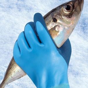 قفازات شتوية مخصصة مقاومة للماء قفازات دافئة مطلية بالمطاط قفازات حماية يدوية للرجال تعمل بصيد الثلج البارد - Product Image 6