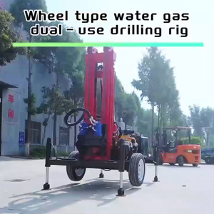 Draagbare Diesel Pneumatische Waterput 200M Boorgat Boormachine Diepe Put Roterende Boorinstallatie - Product Image 3