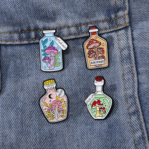 Badges mignons de style bande dessinée personnalisés, épingles à revers pour femmes, badges pour sac à dos, accessoires vestimentaires, cadeaux artisanaux en métal tendance - Product Image 1
