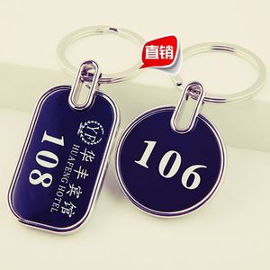 Bán buôn Miễn phí thiết kế logo tùy chỉnh trống móc khóa Kẽm hợp kim bạc thăng hoa UV in Sticker lasering kim loại trống Keychain - Product Image 3