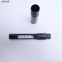 PK200 Mini 4Pin TA4F vers XLR AA batterie 1.5V convertisseur adaptateur pour casque Shure Revers Microphone au mélangeur