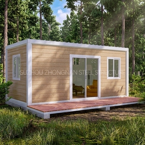 Casas Prefabricadas Elegantes y Pequeñas, Diseño <span class=keywords><strong>de</strong></span> Contenedor, Casas Móviles Prefabricadas Tipo Cabaña, Venta al Por Mayor - Product Image 1
