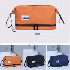 Sac de maquillage professionnel imperméable avec logo personnalisé, sac de voyage, trousse de toilette - Product Image 2