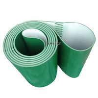 Fabricant de bandes transporteuses industrielles lisses personnalisées en PVC, bandes transporteuses plates de bonne qualité à vendre