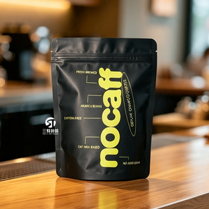 Bolsas de café impresas personalizadas con MOQ bajo, impresión digital, bolsas con cierre vertical, empaques de alimentos de aluminio. - Product Image 4