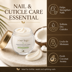 Cuidado Diario de Uñas para Uñas Débiles y que se Descamantan, Nutre las Cutículas, Previene el Agrietamiento, Aroma Suave a Coco, Crema Fortalecedora de Uñas Rica - Product Image 6