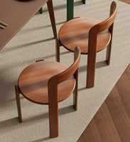 Chaise de salle à manger moderne simple de haute qualité avec dossier unique et revêtement en cuir pour salon et bureau à domicile