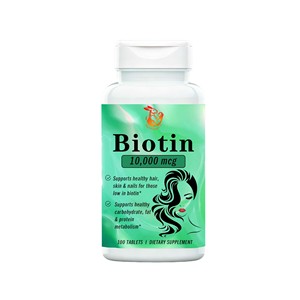 Comprimés de biotine ODM OEM avec calcium pour des ongles forts et une peau saine, favorisant la croissance des cheveux, comprimés de calcium - Product Image 1