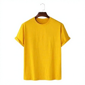T-shirt personnalisé pour homme, 100% coton, 230 GSM, qualité supérieure, col rond côtelé, épaules tombantes, streetwear, t-shirt oversize pour homme - Product Image 1