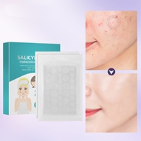 Patch hydrocolloïde à l'acide salicylique pour soins de la peau du visage OEM pour l'acné Patch personnalisé anti-acné pour boutons