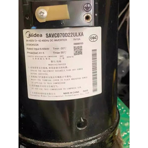 คอมเพรสเซอร์เครื่องปรับอากาศอินเวอร์เตอร์ Midea รุ่น SVC070D22ULKA อะไหล่ไฟฟ้าโลหะสำหรับอุตสาหกรรม ทนทาน - Product Image 3