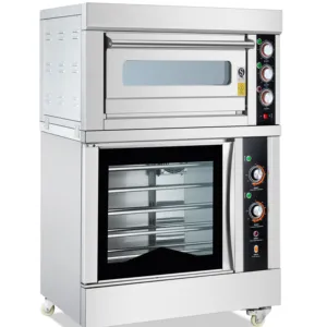 Gas Deck Oven With Proofer For Bread, Bread Used Bakery Baking Combination Oven