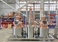 Equipo de Destilación Automática Comercial con Cobre y Acero Inoxidable para Fábrica de Licores Artesanales de Alta Productividad