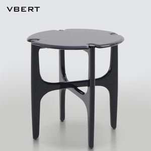 WBERT Table à thé en chêne massif faite à la main Design belge Table d'appoint à vent silencieux importée nordique pour <span class=keywords><strong>meubles</strong></span> de salon - Product Image 3