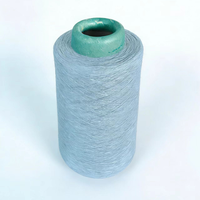 Grey 32S Spun Dyed High Tenacity Raw Polyester Yarn Soft for Sewing Socks & Garment