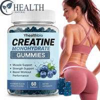 Gummies de créatine monohydrate en gros pour la musculation, supplément de créatine pour adultes passionnés de fitness