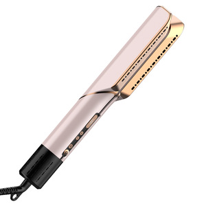 Lisseur de cheveux en titane PTC avec écran LCD, 1000W, chauffe rapide, fer à lisser 2 en 1, portable pour hôtel - Product Image 2