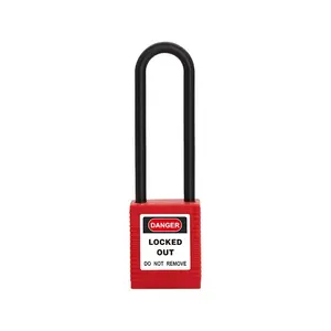 BD-8535AS оптовая продажа нейлоновая дужка и корпус замка безопасности красочные инструментов с блокировкой