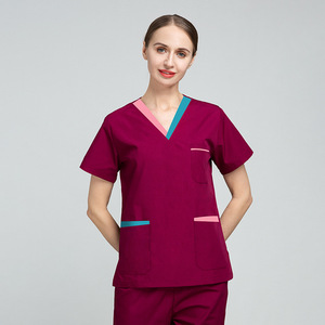 Frauen Sommer Kurzarm Dental Operations saal Bürste Hand Kleidung High-End <span class=keywords><strong>D</strong></span>ünne Chirurgische Arbeits kleidung für Ärzte - Product Image 5