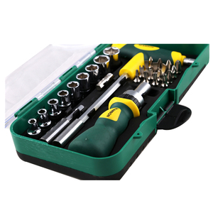 <span class=keywords><strong>Ratchet</strong></span> Ổ cắm cờ lê cờ lê sửa chữa tự động công cụ thiết lập <span class=keywords><strong>29pcs</strong></span> CR-V Vật liệu OEM chấp nhận VDE cách điện 4-13mm ổ cắm - Product Image 4