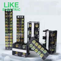 TB-1506 TB série conducteur électrique en laiton double rangée barrière bornier à vis fixe