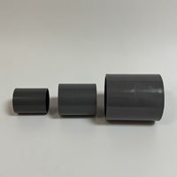 Raccord de tuyauterie UPVC à souder, connecteur droit PVC-U PN16 pour projets de plomberie d'eau potable et de piscines