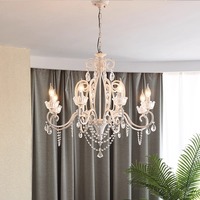 Vente d'usine de lustre en gros or verre cristal décoration de mariage lustre luxe LED suspension lumière