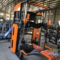 Equipo de gimnasio C90 con placa cargada, máquina Smith multifuncional, Cable cruzado, gimnasio comercial para el hogar, máquina Smith de gimnasio múltiple