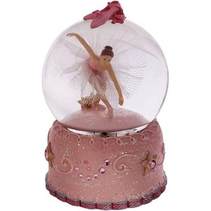 Singeek Swan Lake <b>Music</b> Box Handpainted Dancing Ballerina <b>Snow</b> <b>Globe</b> with Color Changing Lights for Ballet Recital Gifts - Product Image 1