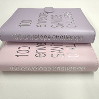 Nouveau design très demandé : Carnet de budget A5 argenté avec 100 enveloppes pour le défi d'épargne, pochettes numérotées et feuilles de suivi