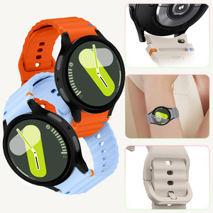 Lionorm Sport 2-in-1 cinturino in Silicone custodia protettiva cinturino per <span class=keywords><strong>Samsung</strong></span> Galaxy <span class=keywords><strong>watch</strong></span> 7 6 5 <span class=keywords><strong>4</strong></span> bracciale - Product Image 3