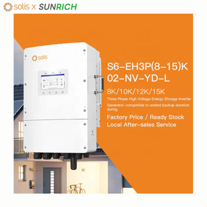 Precio de Fábrica Solis S6-EH3P8K02-NV-YD-L Inversor Híbrido Trifásico de 8KW con 97.5% de Eficiencia y Soporte para Batería de Litio - Product Image 2