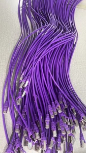 24AWG 23AWG <span class=keywords><strong>UTP</strong></span> FTP SFTP sstp <span class=keywords><strong>CAT5E</strong></span> cat6A 8P8C 50u PVC Áo khoác Ethernet Jumper Cáp che chắn dây vá cho thông tin liên lạc - Product Image 6