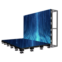 Écran LED mural interactif P3.91MM pour carrelage numérique, piste de danse pour scène vidéo de jeu, écran tactile
