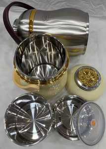 Olla Térmica Versátil <span class=keywords><strong>de</strong></span> 3.2L con Doble Pared y Aislamiento al Vacío <span class=keywords><strong>para</strong></span> Picnic Familiar, Viajes <span class=keywords><strong>de</strong></span> Fin <span class=keywords><strong>de</strong></span> <span class=keywords><strong>Semana</strong></span> y Cocina al Aire Libre - Product Image 4