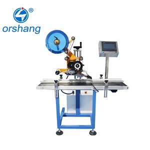 Fully Automatic Flat Pouch Bag Labeling Machine for Flat Surface Box Plastic Cartridge Packing Box