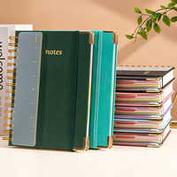 Agenda Quotidien 365 Jours Personnalisé 2027 2028 Spirale Annuel A5 Cuir PU Planificateur Réunions Cahier 5 Sujets