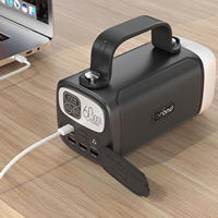 Station d'alimentation portable à charge rapide haute capacité 40000mAh 65W, batterie Li-polymère triple, chargeur rapide 2-en-1