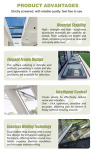 Lucernario in Alluminio ChenQi <span class=keywords><strong>per</strong></span> Esterni, Antivento, a Doppio Vetro, su Misura, Impermeabile, Isolante Termico, <span class=keywords><strong>per</strong></span> Illuminazione Naturale e Ventilazione - Product Image 6