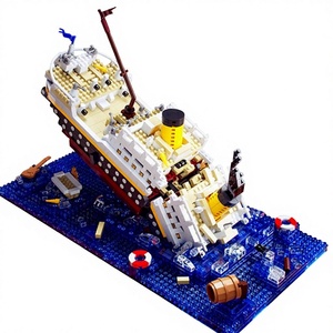 Modèle de croisière Titanic, le naufrage du Titanic, coque du navire, blocs de construction DIY, plastique ABS, jouet électronique, échelle 1:32, kit DIY - Product Image 6