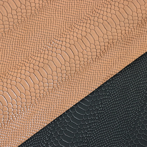 New Chất Liệu Da Cá Sấu Rắn Hai Tone Động Vật PU Da Nhân Tạo Vải Cho Tường Trang Trí Giày Túi Xách Gói - Product Image 5